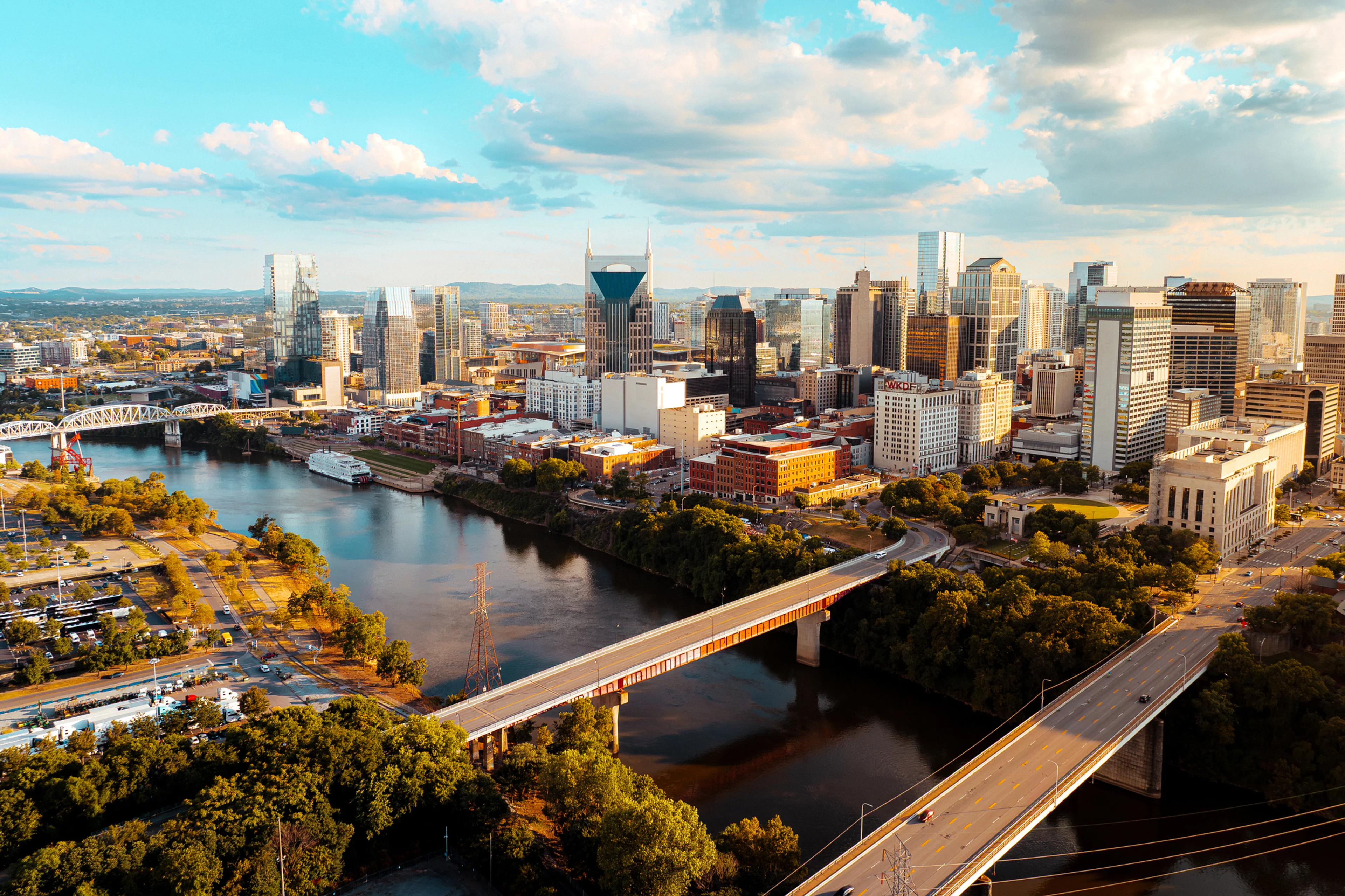 Nashville Tennessee Downtown View