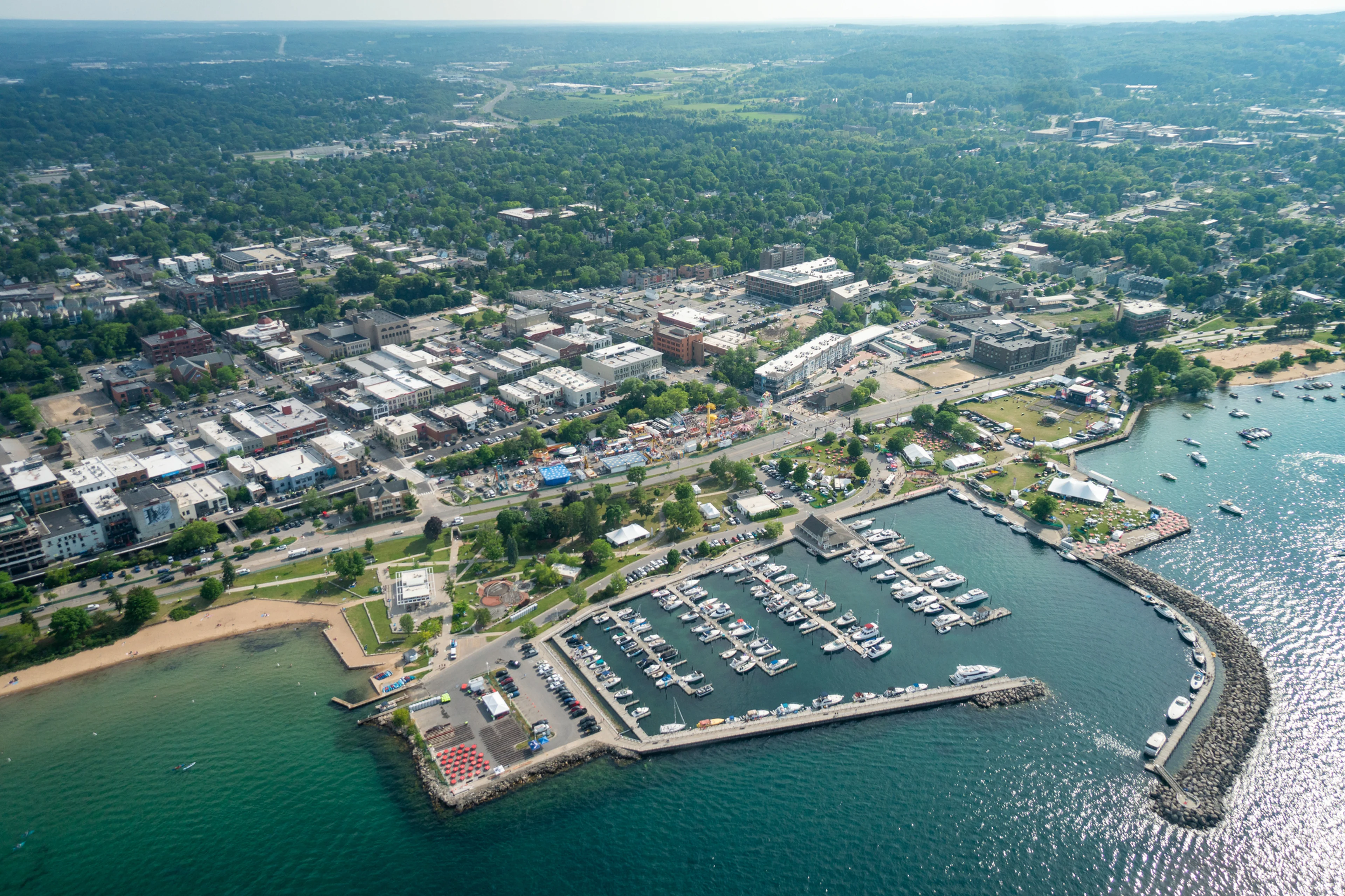 Traverse City MI Aerial